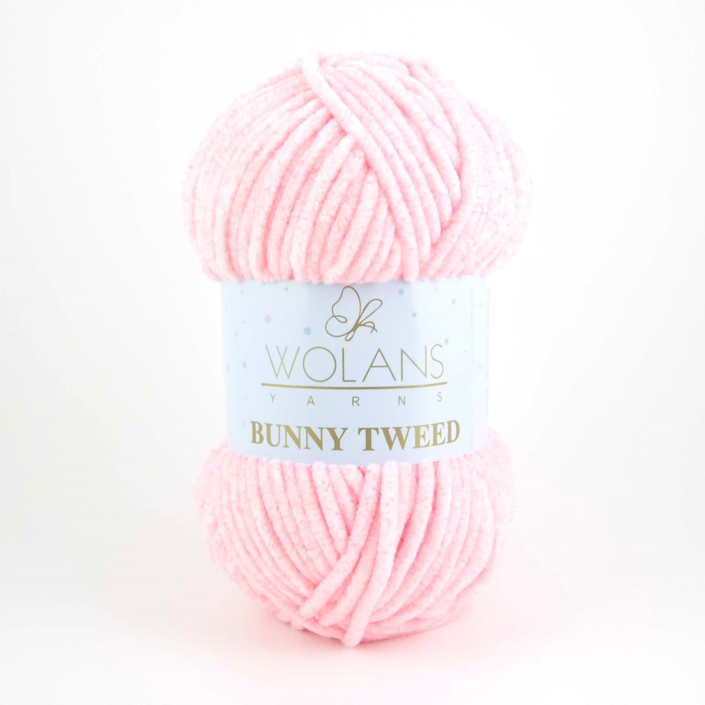 Wolans Bunny Tweed - Pink/Pink 140-03