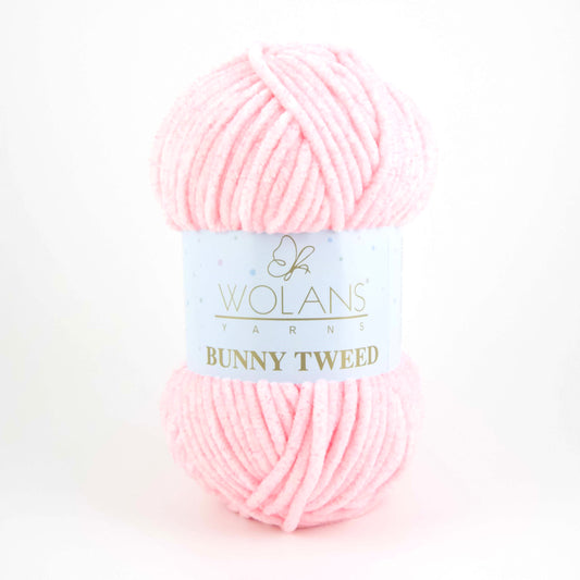 Wolans Bunny Tweed - Pink/Pink 140-03