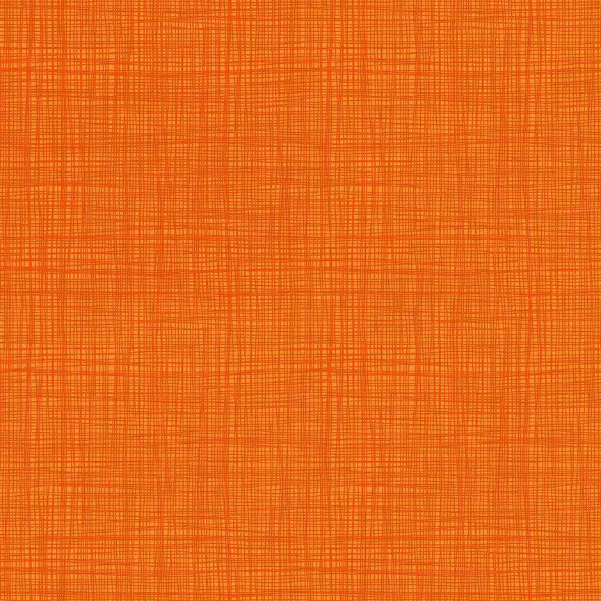 100% Cotton  - Linea Orange by Makower