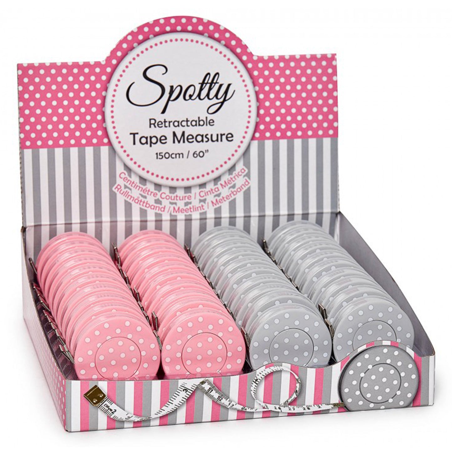 Spotty Dotty Retractable Tape Measure