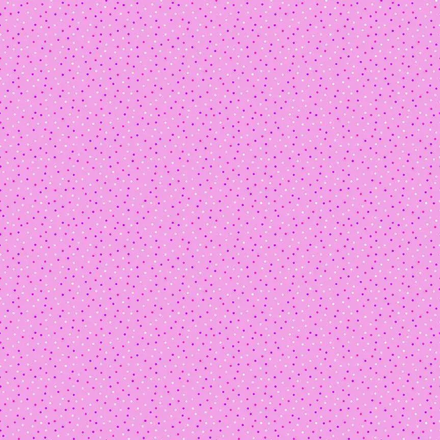 100% Cotton Pips Purple Pink By Makower