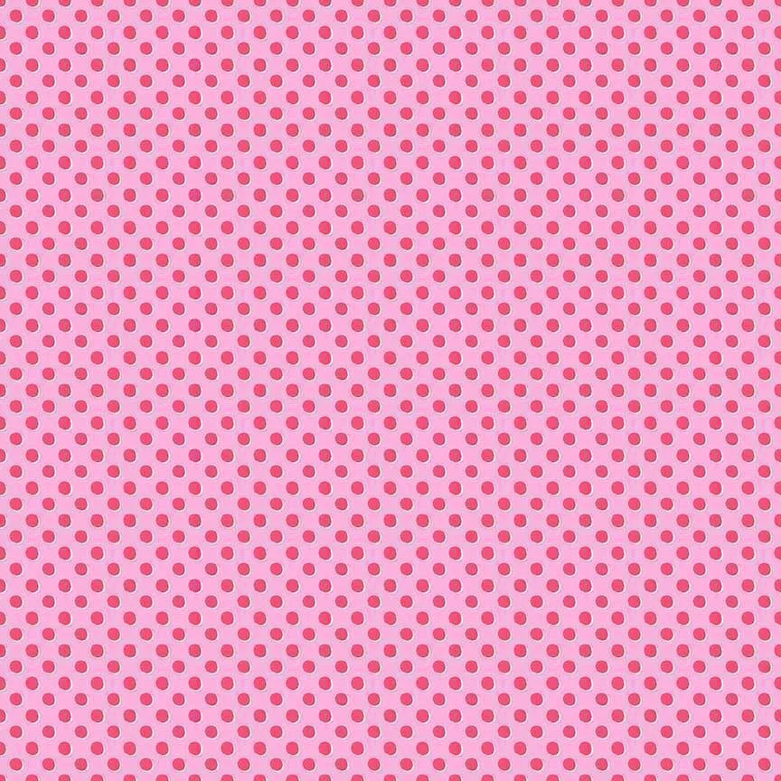 100% Cotton  - Enchanted Dots - Bubblegum by Makower