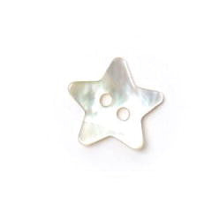 Buttons Star Shell 15mm