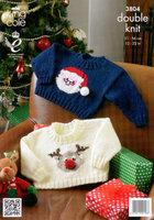 King Cole 3804 Christmas Sweaters