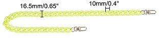 Bag Handle Chain Neon Yellow