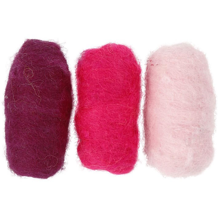 Felting Wool - Pink Harmony