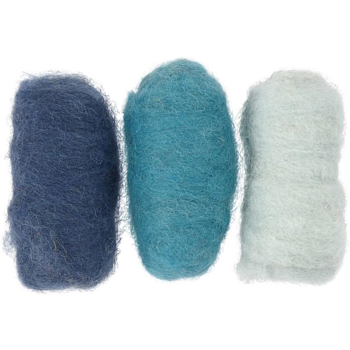 Felting Wool - Blue Harmony