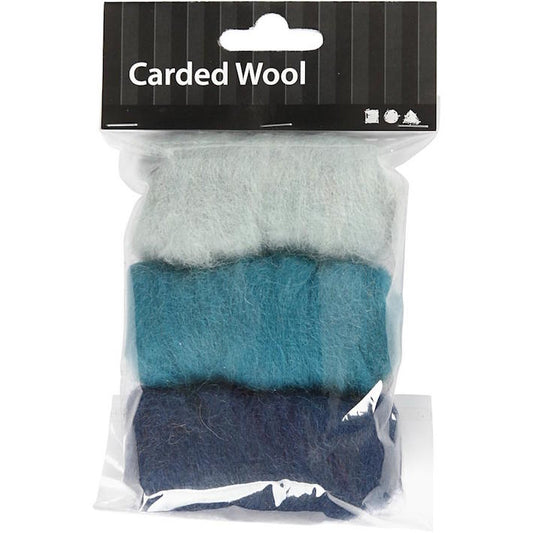 Felting Wool - Blue Harmony