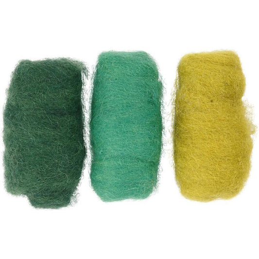 Felting Wool - Green Harmony