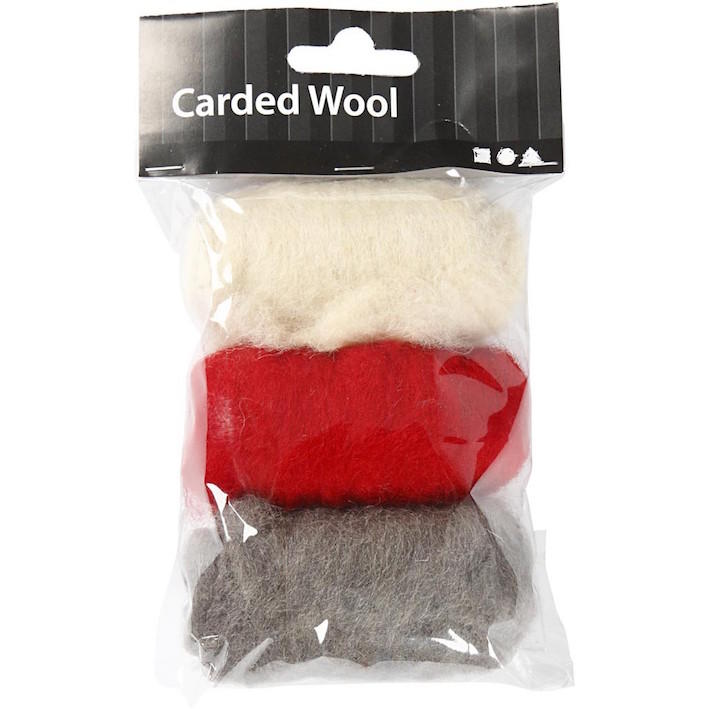 Felting Wool - Red Harmony