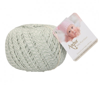 Pure Baby Cotton - Anchor - Spotty Green