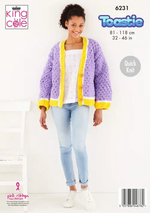 King Cole 6231 Ladies Jumper and Cardigan