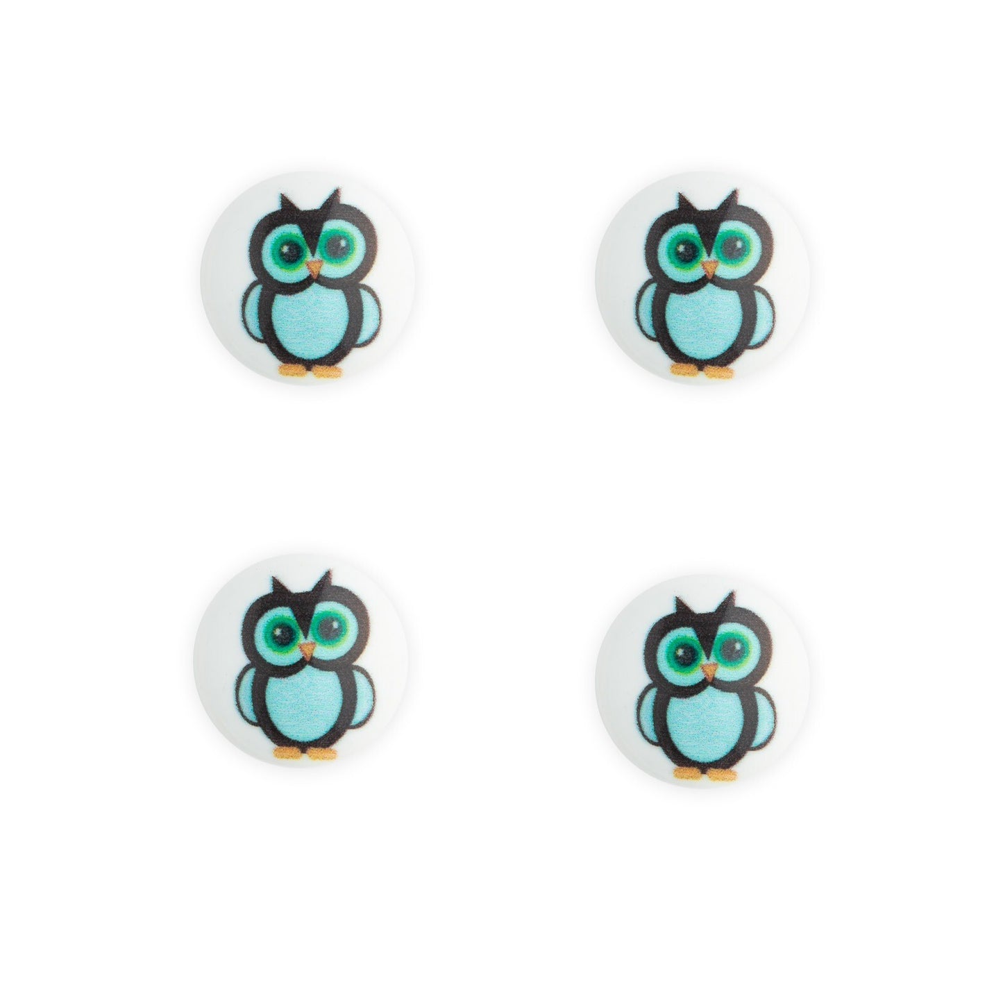 Buttons Owl 15mm