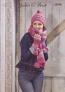 James C Brett Knitting Pattern JB586 Chunky