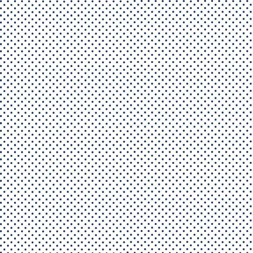 100% Cotton  Navy Dot on White By Makower