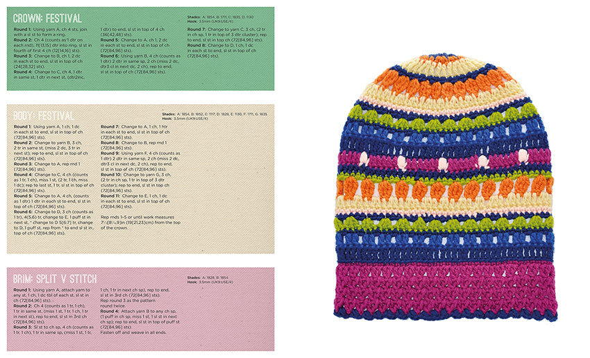 10,000 Crochet Hats: Discover Your Own Unique Design Combinations (Hardback) Emma Varnam