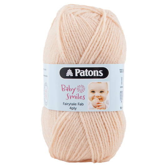 Patons Baby Smiles  Fairy tale  Fab  4 Ply - Peach - 01023