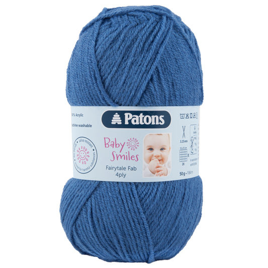 Patons Baby Smiles  Fairy tale  Fab  4 Ply - Denim - 01052