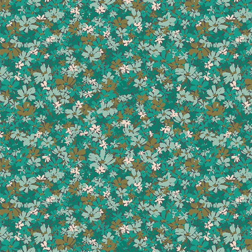 100% Cotton Seasons Frost - Green designed by Amy Sinibaldi