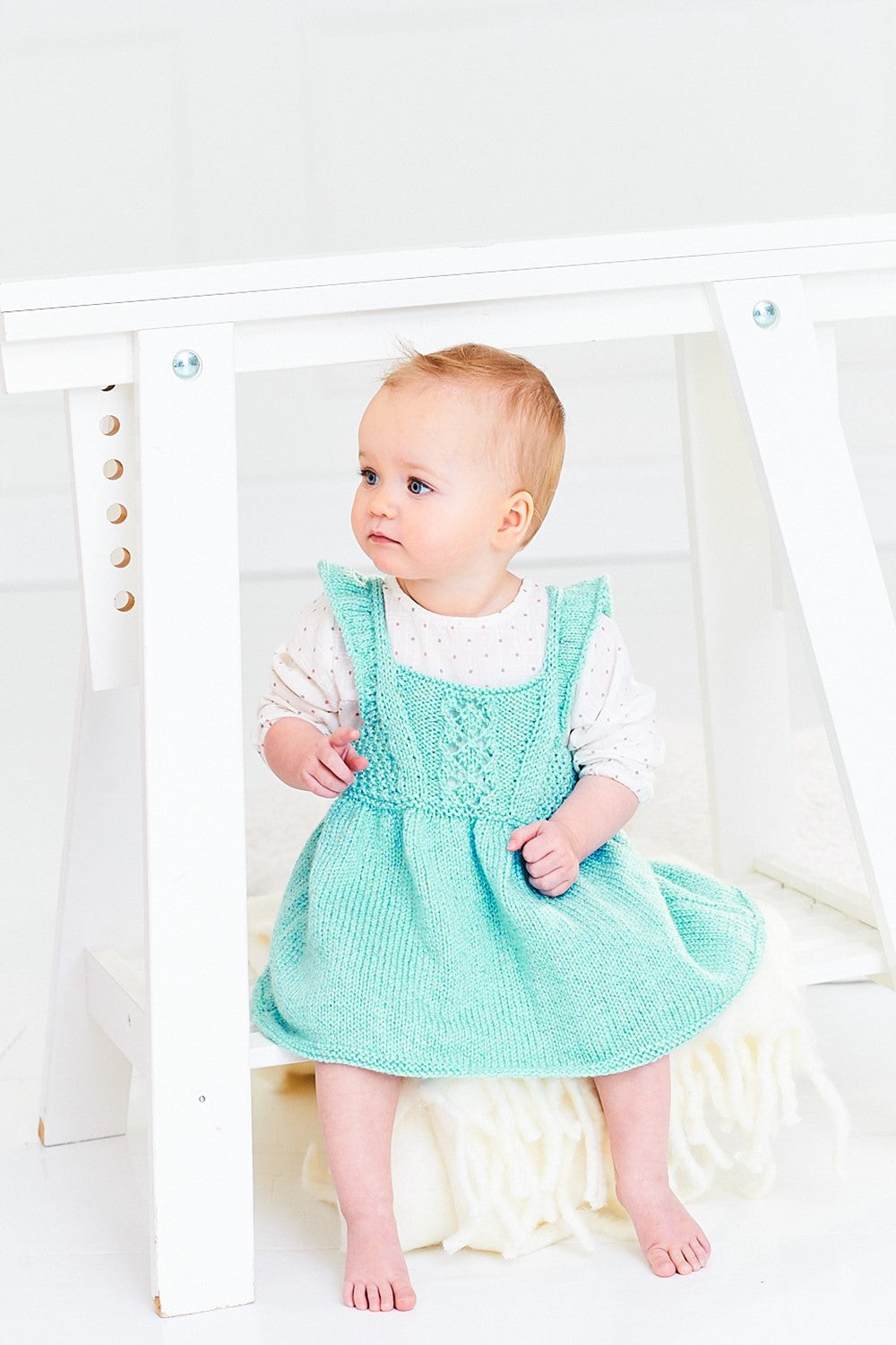 Stylecraft 10000 Knitting Pattern Baby Dresses - Double Knitting