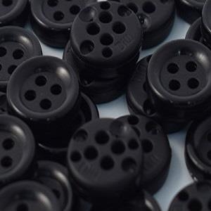 Buttons  - Black 11mm