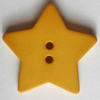 Star Buttons - Gold/Mustard 15mm