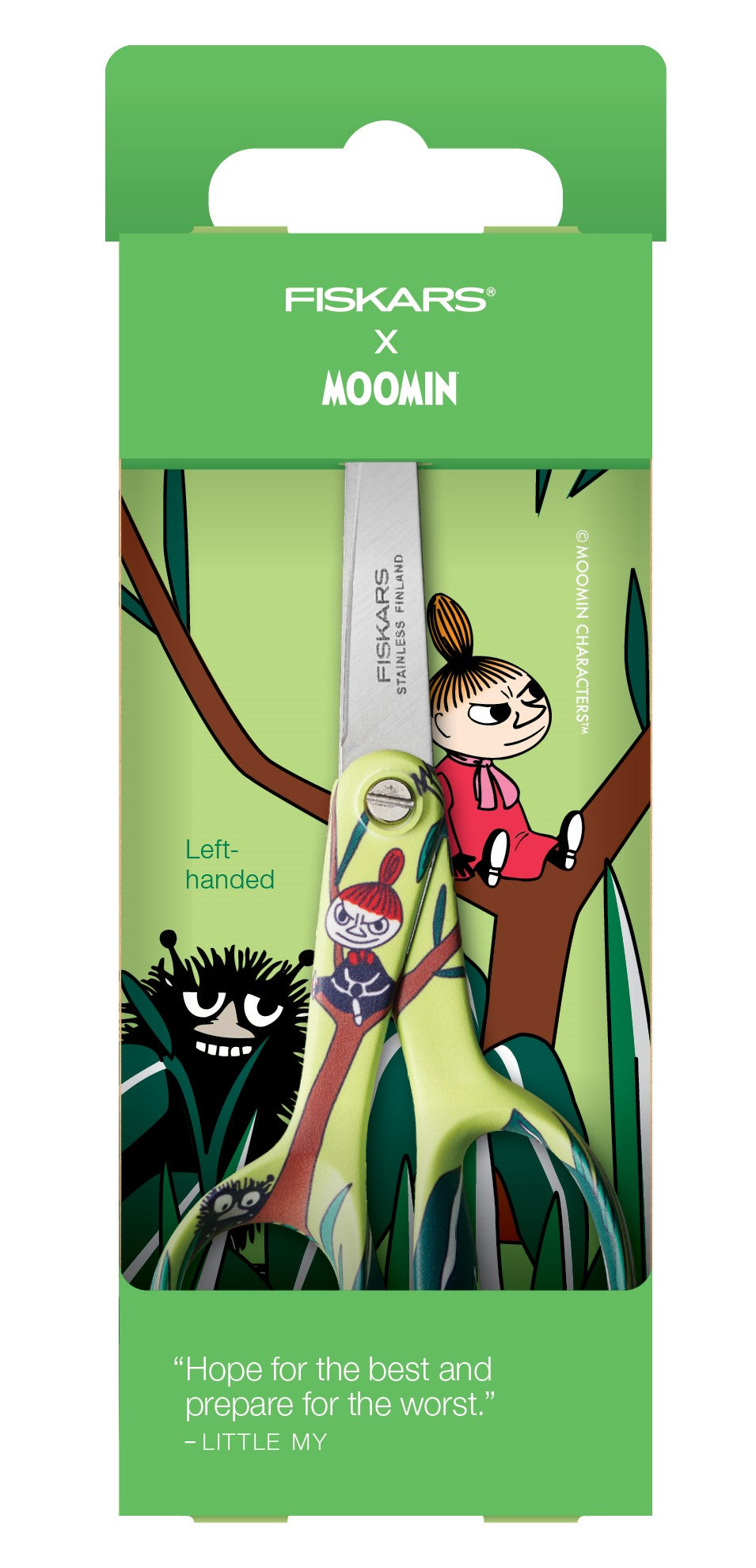 Fiskars Left-Handed Special Edition Universal Moomin Scissors 13cm