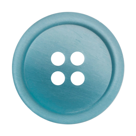 Button Ombre: 4 Hole: 15mm: Mid Blue