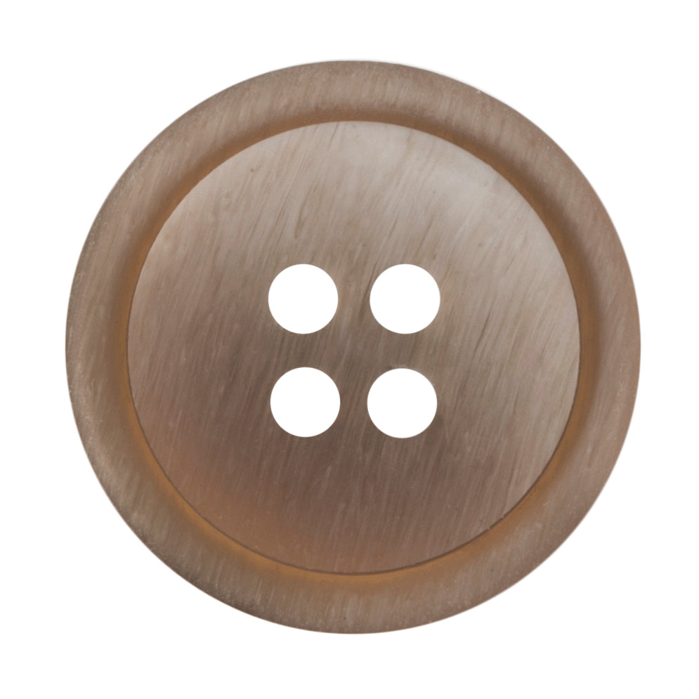 Buttons Rimmed Ombre 4 hole 15mm Brown