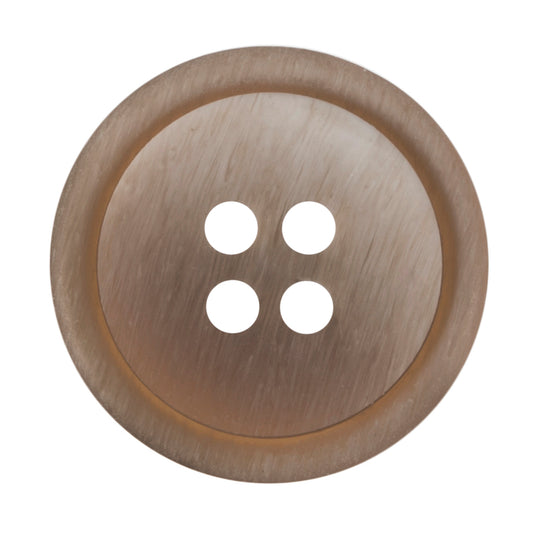 Buttons Rimmed Ombre 4 hole 15mm Brown