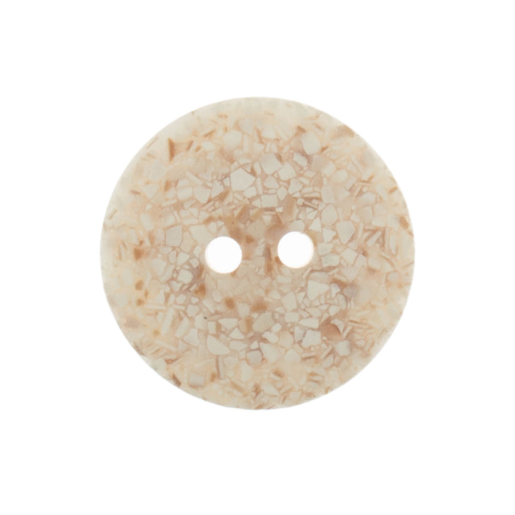 Buttons Eco-Conscious Recycled Eggshell 18mm