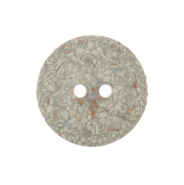 Buttons Eco-Conscious Recycled Eggshell 18mm