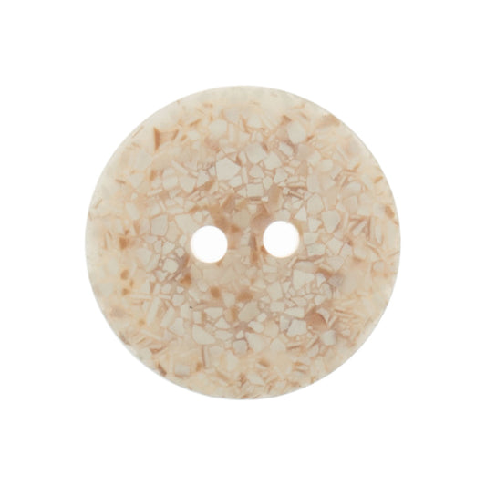 Eco Buttons Re-Cycled Eggshell 20mm