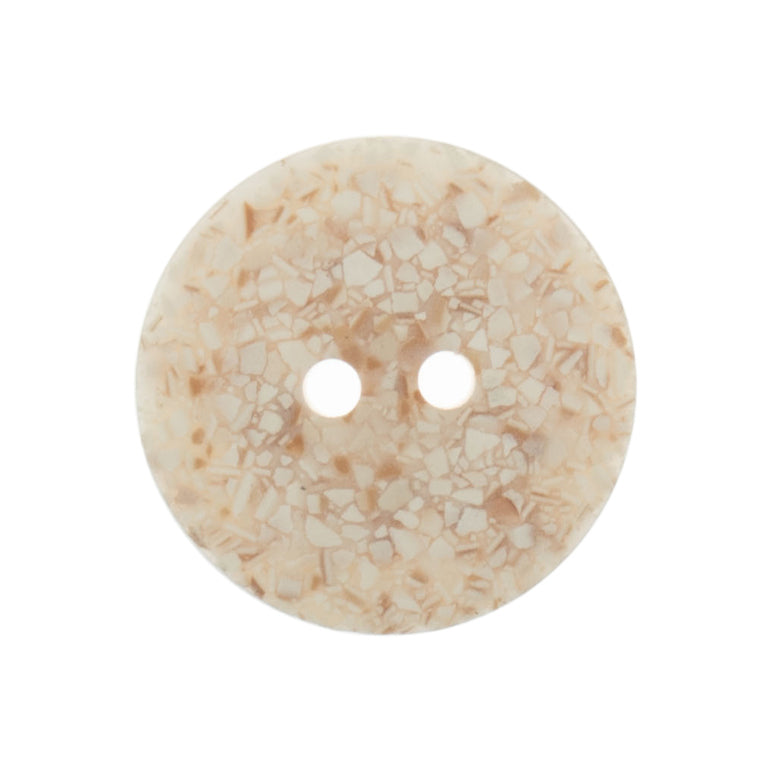 Buttons Eco-Conscious Recycled Eggshell 25mm