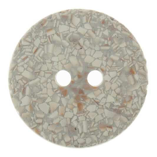 Eco Buttons Re-Cycled Eggshell 25mm