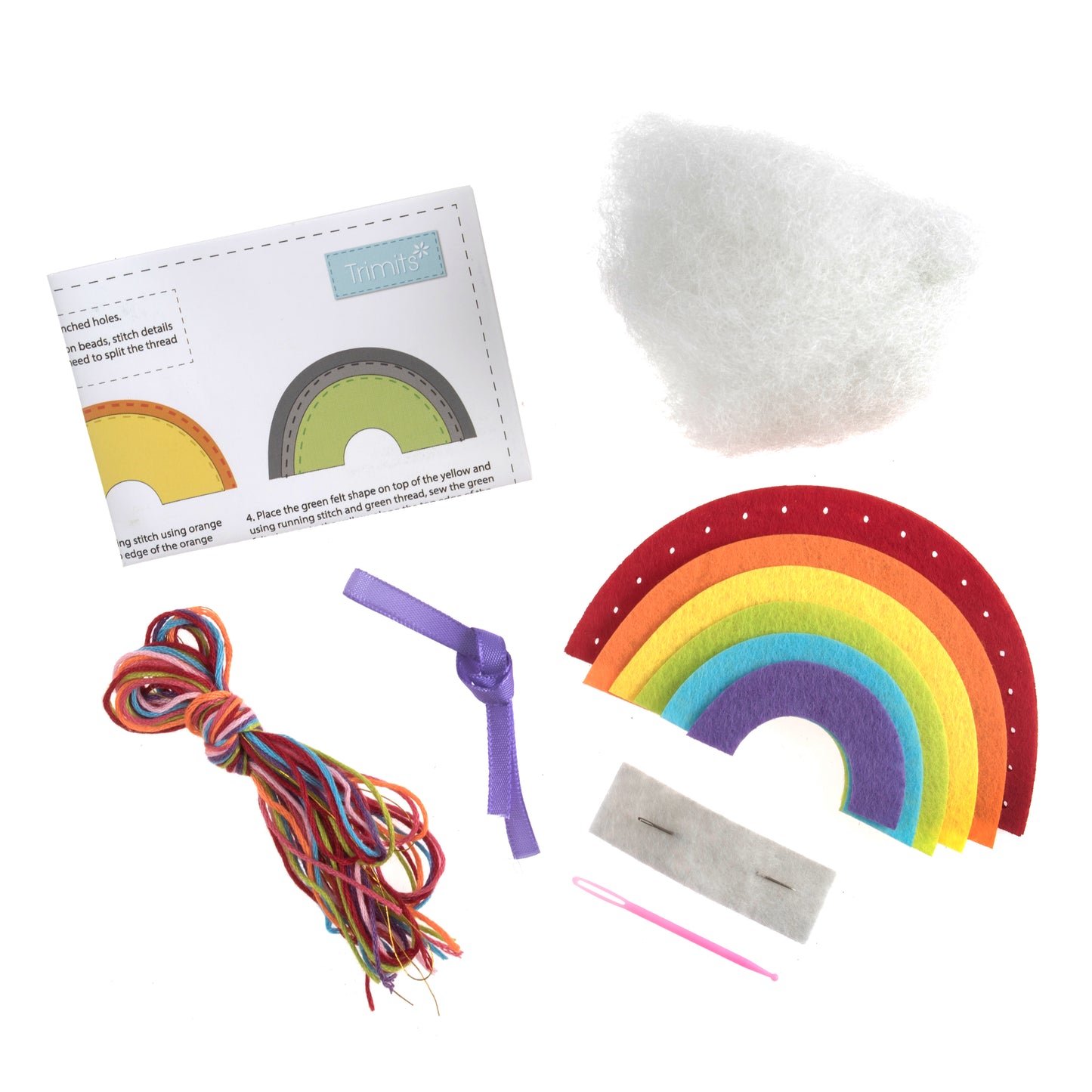 Trimits Make Your Own Felt Rainbow