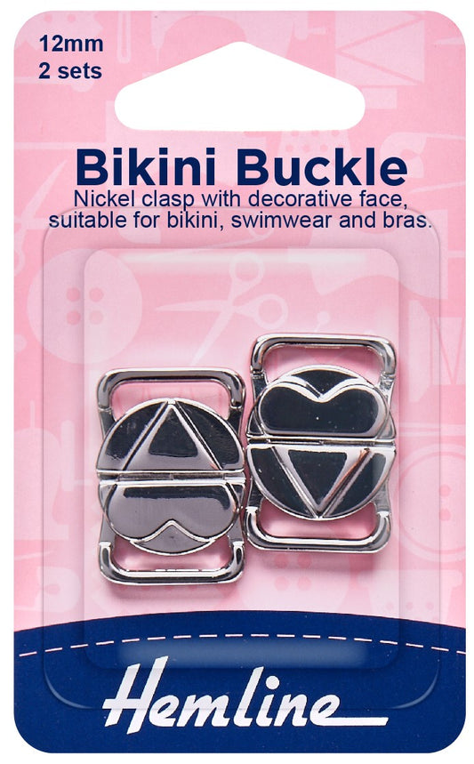 Bikini Clasp Nickel 12mm