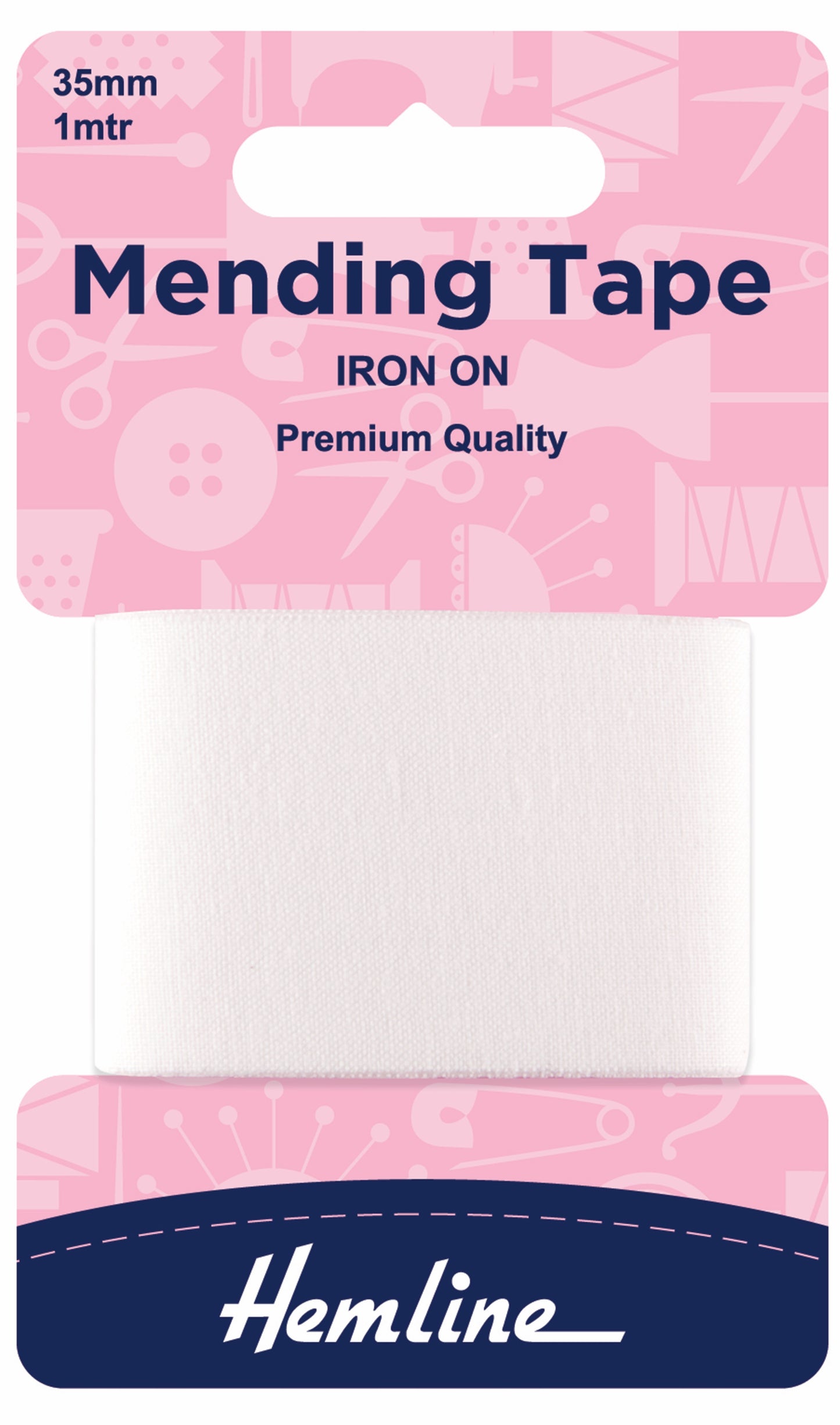 Hemline Mending Tape - White