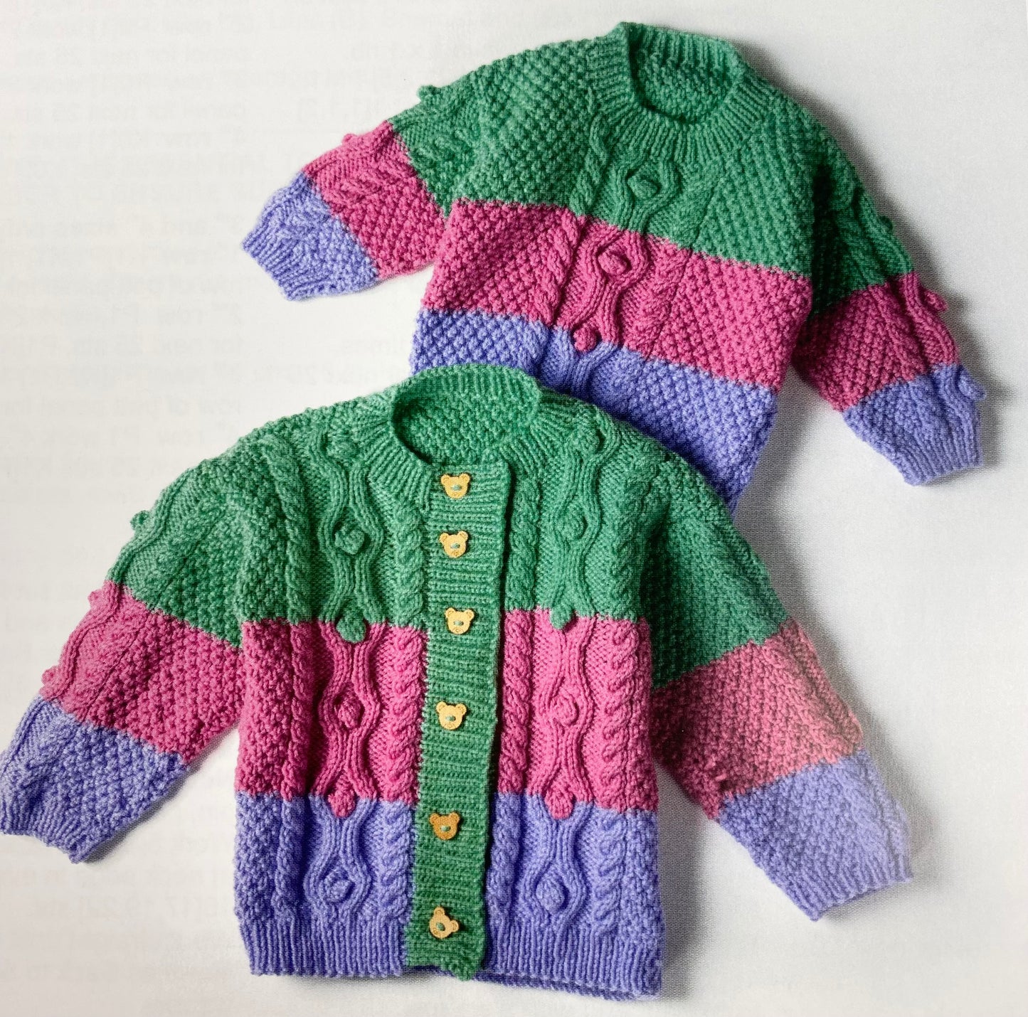 UKHKA 259 Cardigan and Sweater Double Knitting