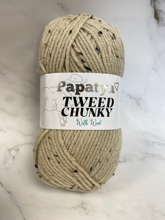 Papatya Chunky Tweed with Wool - 9210