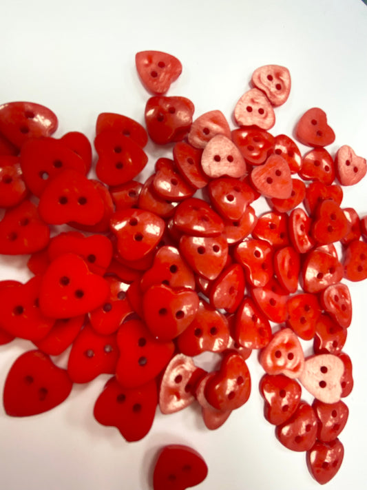 Buttons Hearts