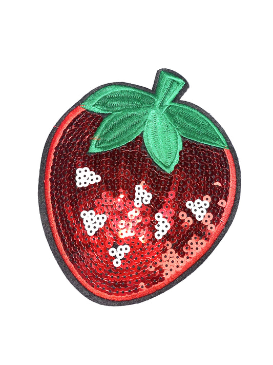 Motif Sequin Strawberry