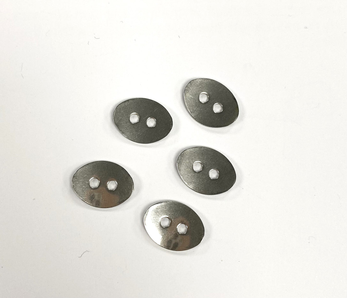 Buttons Oval Metal