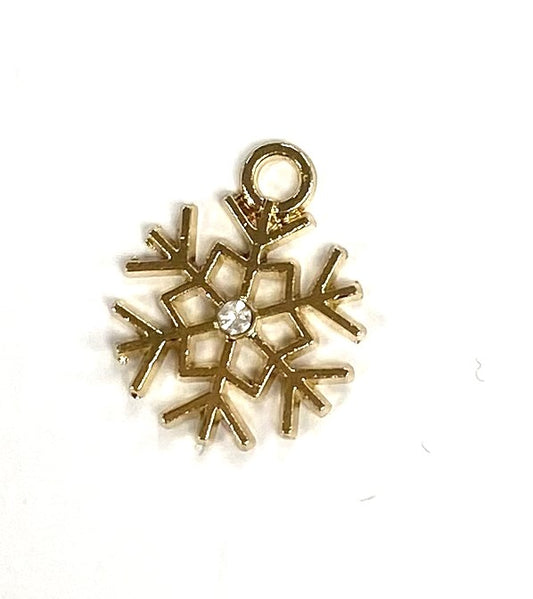 Charm Snowflake Gold