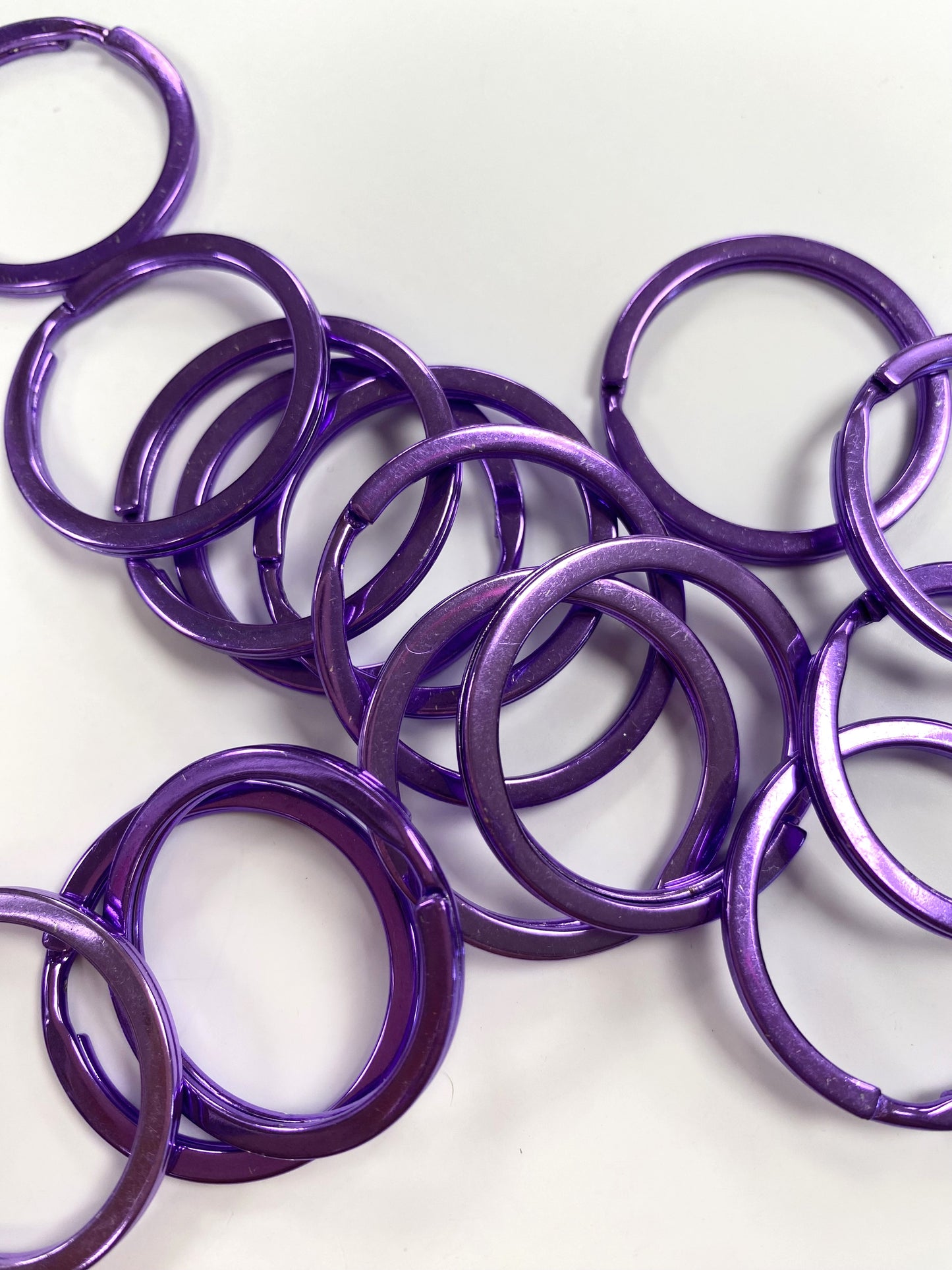 Split Ring 33mm Metal Purple