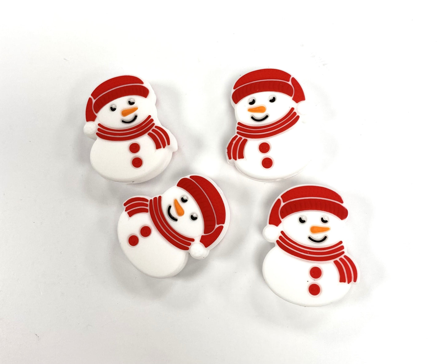 Bead Snowman Red