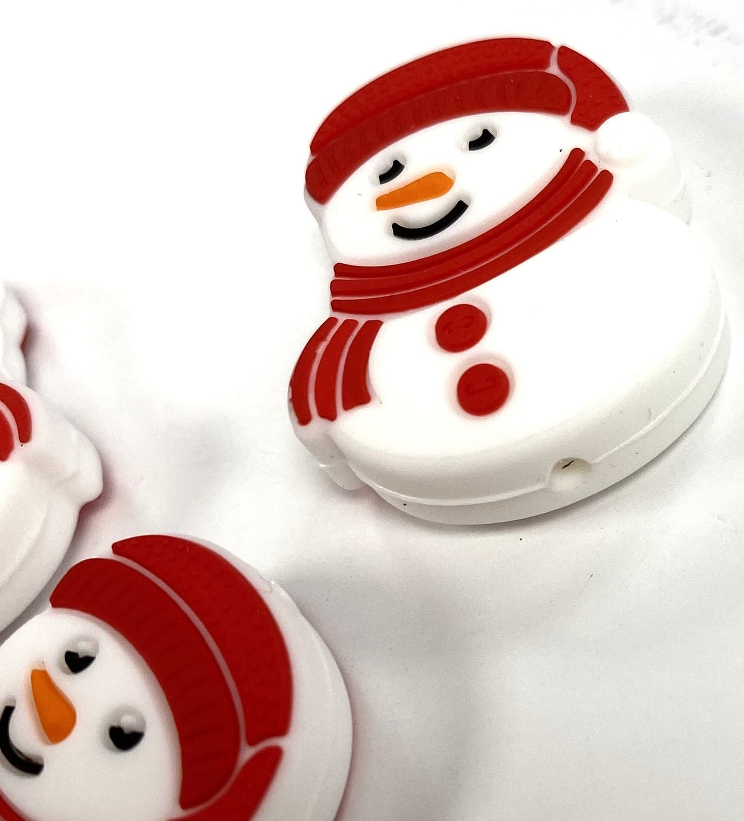 Bead Snowman Red