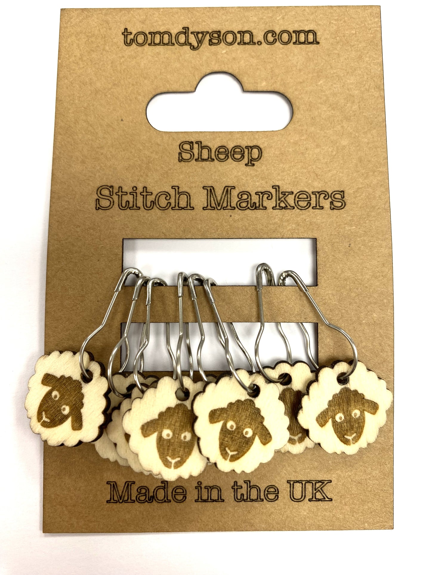 Stitch Markers  Sheep Wooden