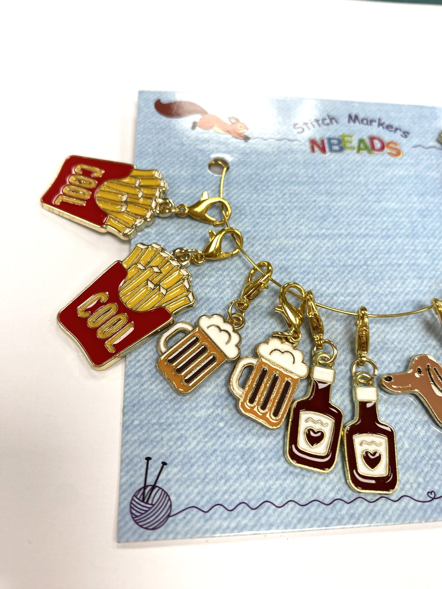 Stitch Markers  Novelty Food and Dogs