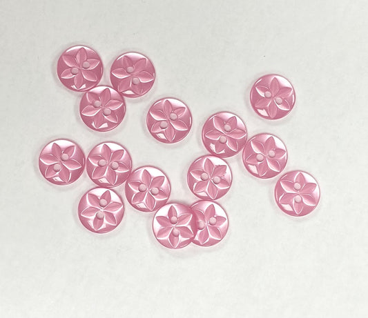 Buttons Star Polyester 11mm